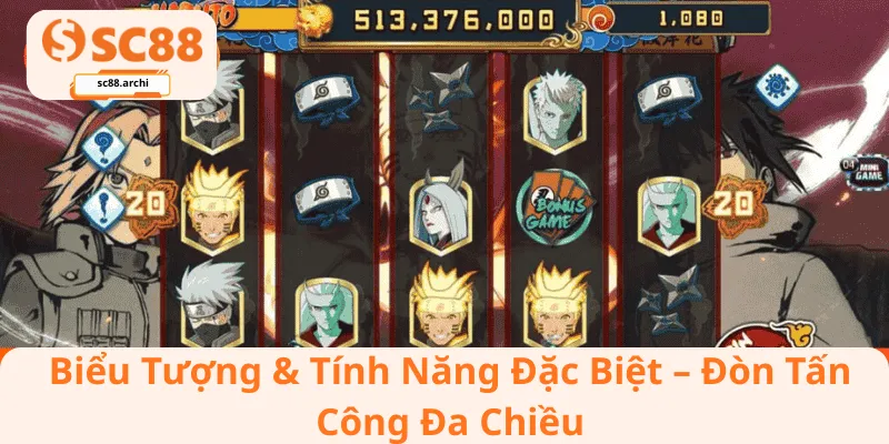 Biểu Tượng & Tính Năng Đặc Biệt – Đòn Tấn Công Đa Chiều