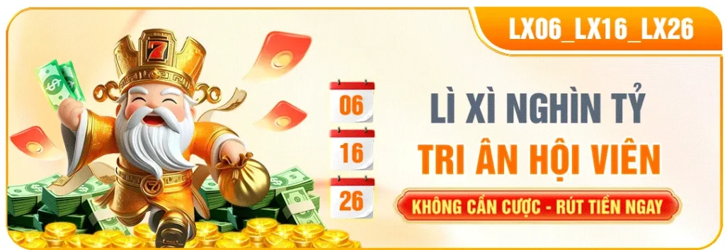 lì xì tri ân hội viên